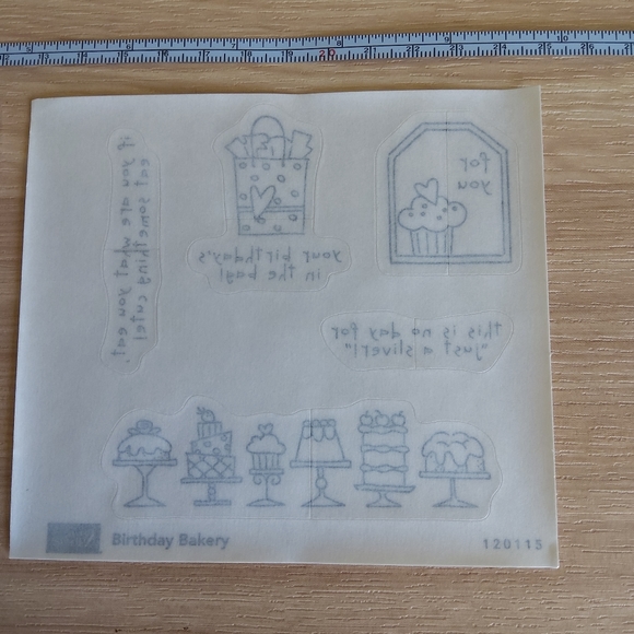 🌷STAMPIN UP Birthday Bakery 5 - Picture 3 of 4